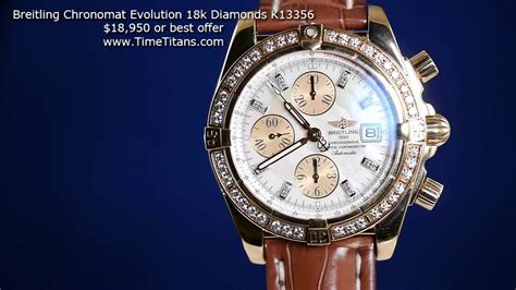 breitling chronomat gold bezel|Breitling evolution diamond bezel.